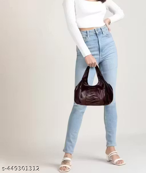 Lunara Brown Handbag for Women | Everyday Office & Casual Bag